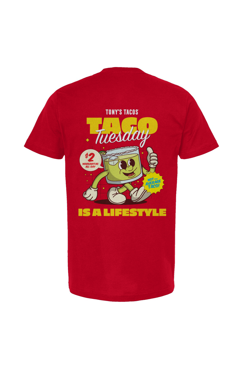 Taco Tuesday Lifestyle T-Shirt [Red]
