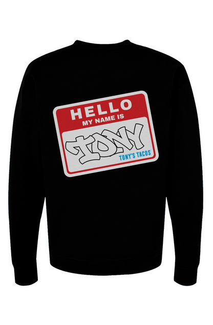 Hello, My Name is Tony Crew Neck