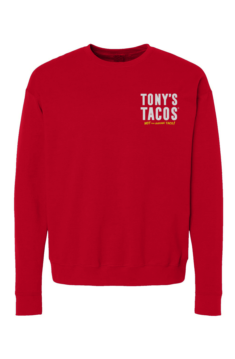 Hello, My Name is Tony Crew Neck [Red]